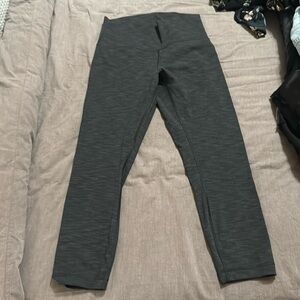Grey crop lululemon leggings